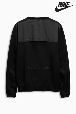 Black Nike RU Crew Sweatshirt